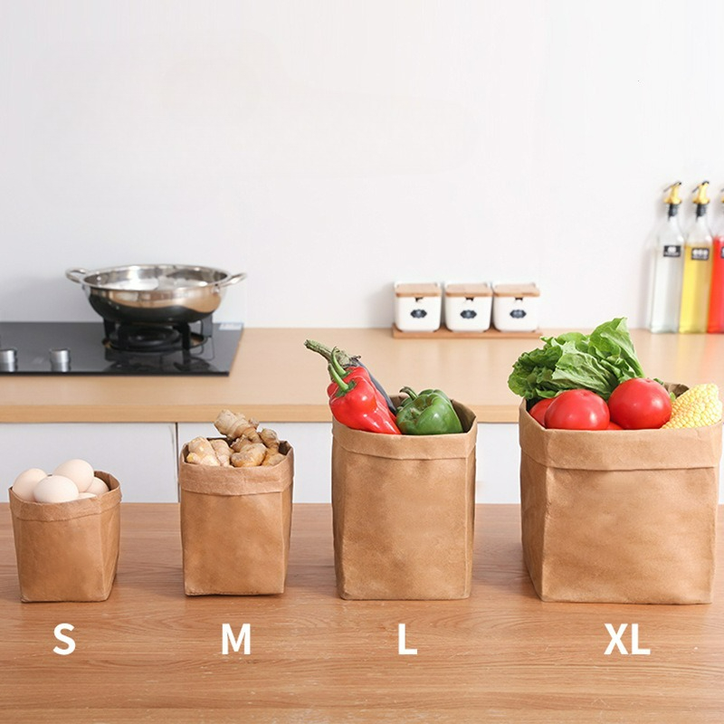 Kraft Paper Bag Washable Paper - огляд і ціна Reusable Produce Bag
