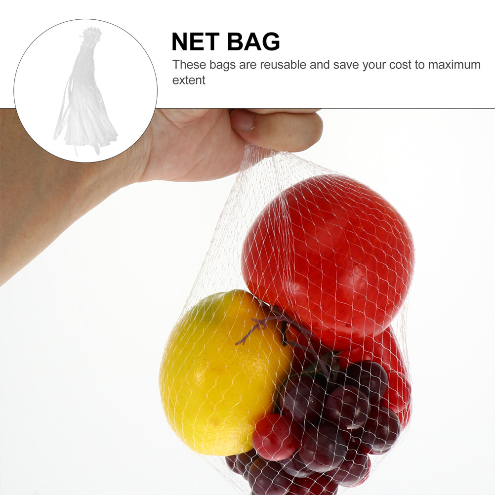 50Pcs Heavy Duty Mesh Produce  - огляд і ціна Reusable Produce Bag