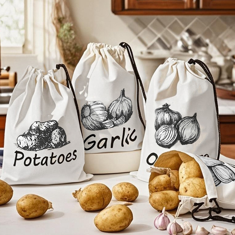 Garlic Onion Fruit Drawstring  - огляд і ціна Reusable Produce Bag