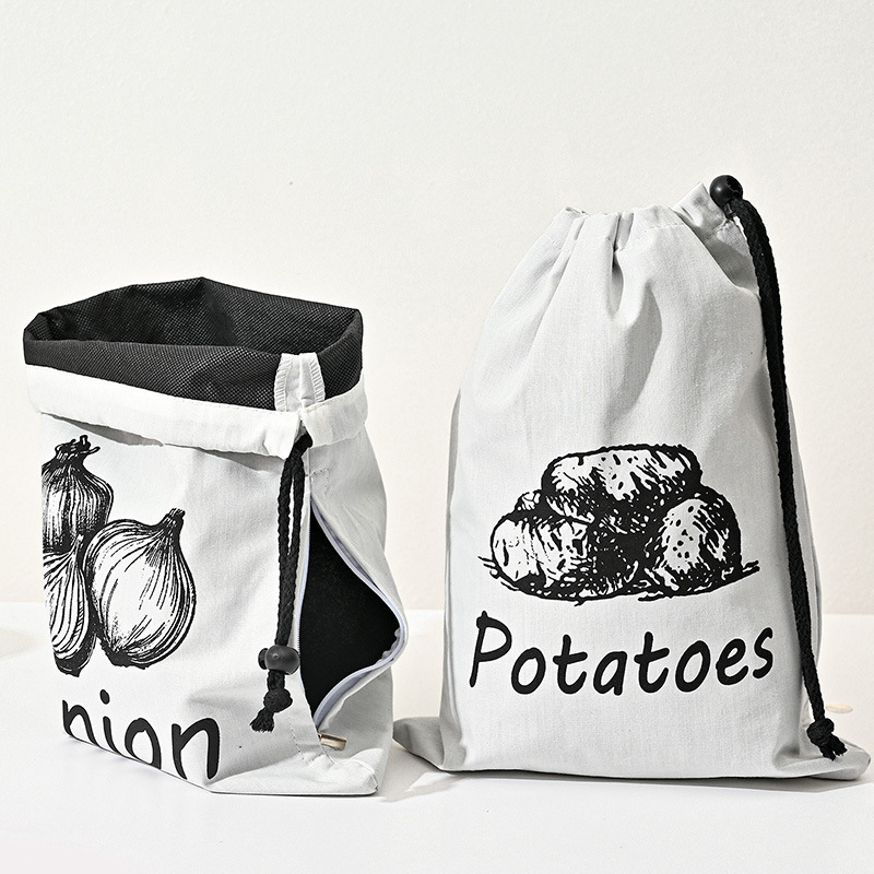 Garlic Onion Fruit Drawstring  - огляд і ціна Reusable Produce Bag