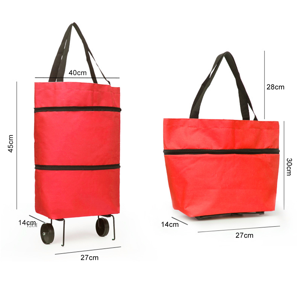 Folding Shopping Pull Cart Tro - огляд і ціна Reusable Produce Bag