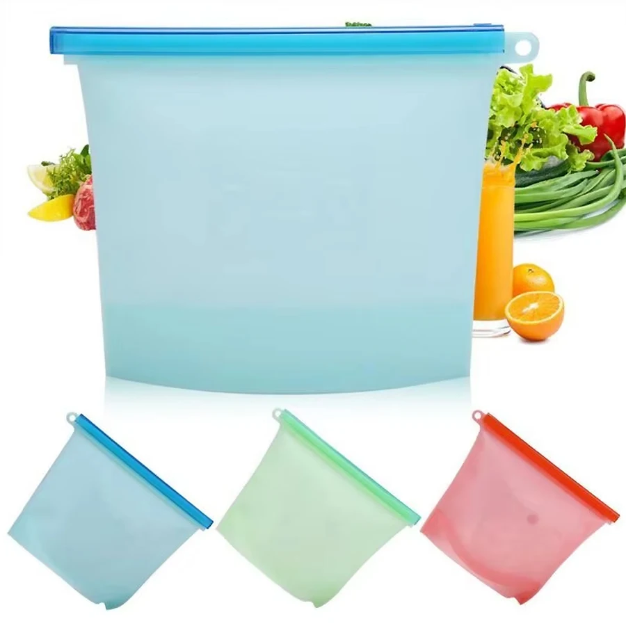 1000ml Reusable Silicone Food  - огляд і ціна Reusable Produce Bag