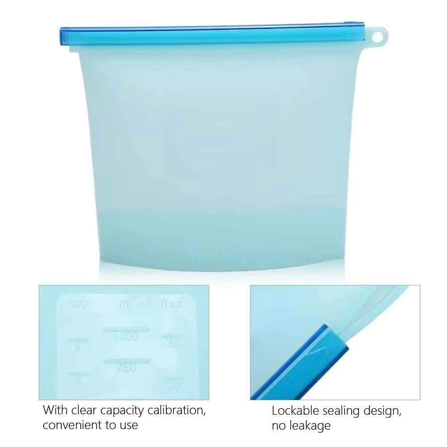 1000ml Reusable Silicone Food  - огляд і ціна Reusable Produce Bag
