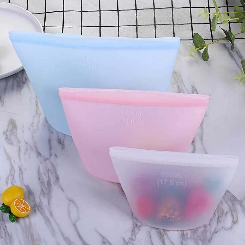 Reusable Silicone Storage Bags - огляд і ціна Reusable Produce Bag