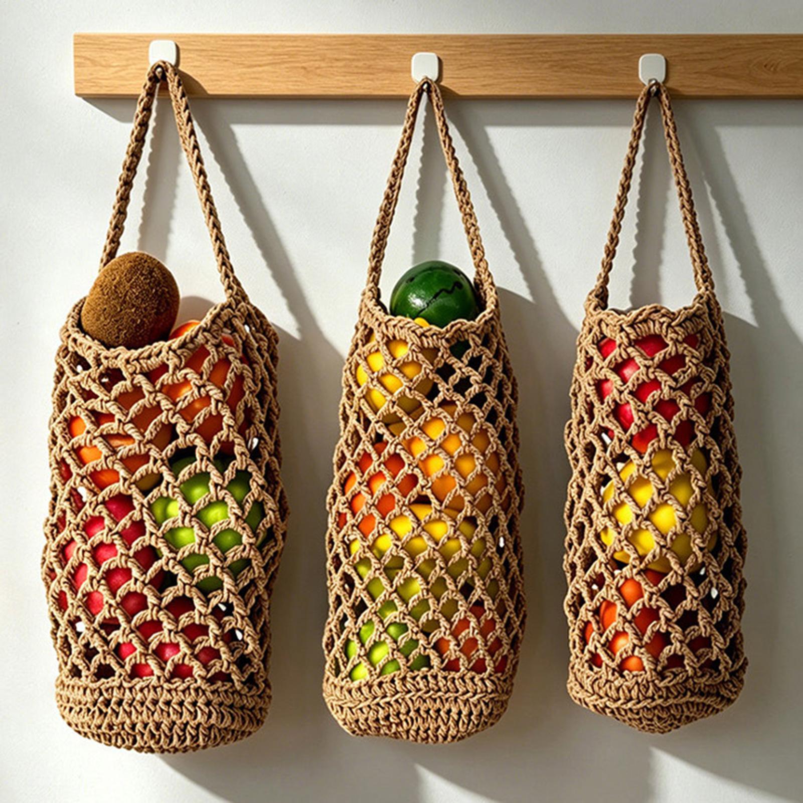 Boho Hand Woven Vegetable Stor - огляд і ціна Reusable Produce Bag