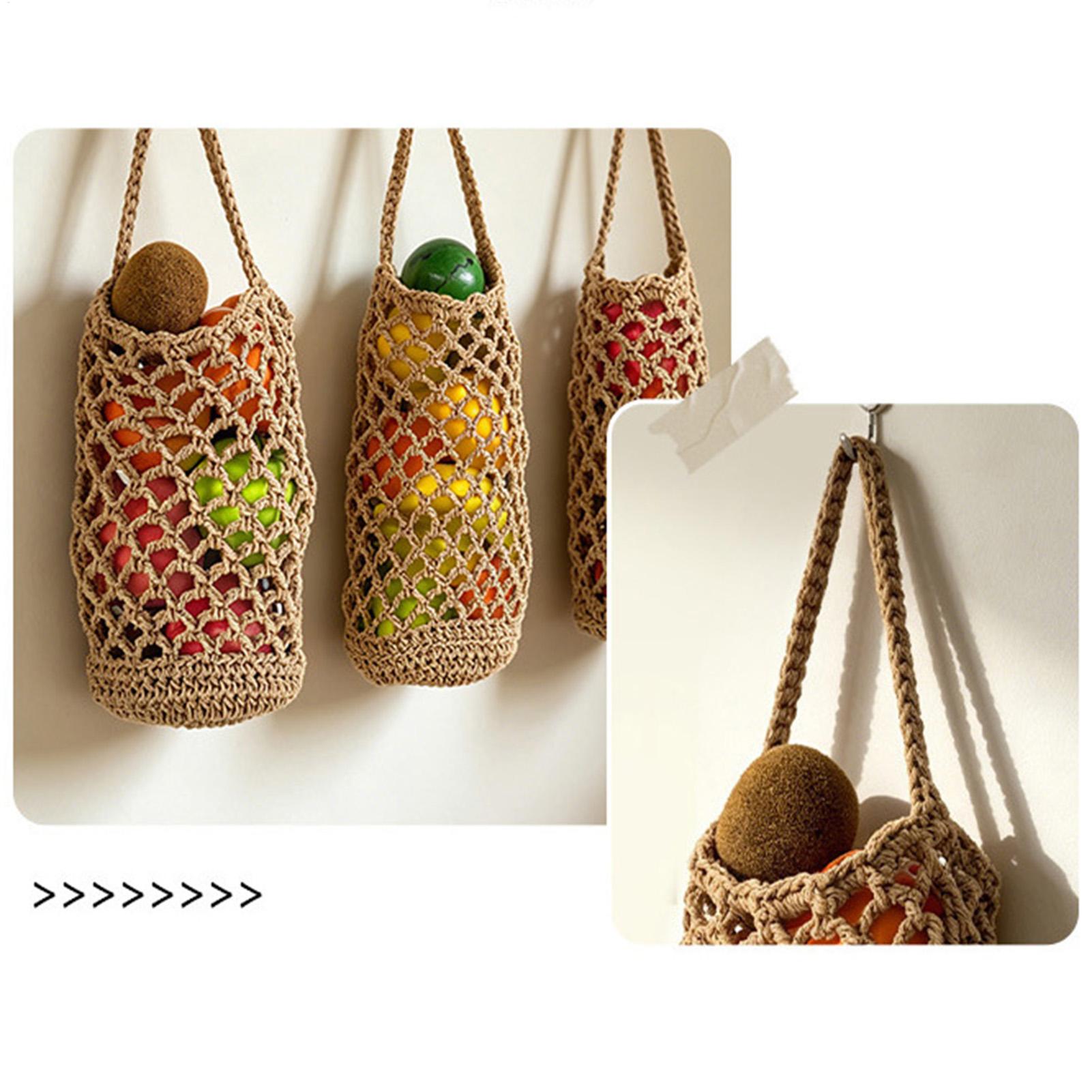 Boho Hand Woven Vegetable Stor - огляд і ціна Reusable Produce Bag